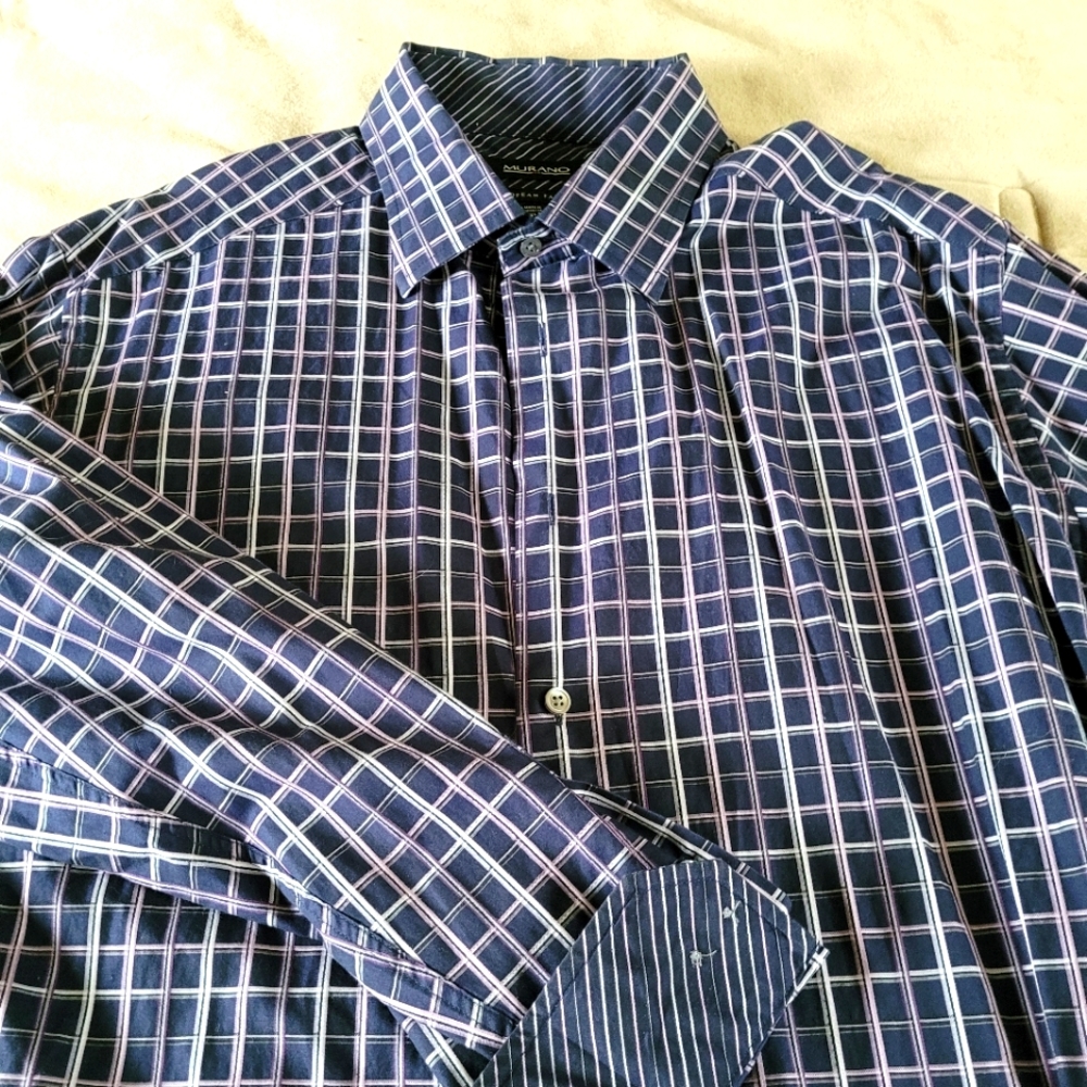Murano button long sleeve casual shirt